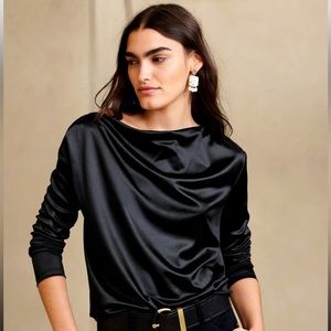 Banana republic satin blouse.